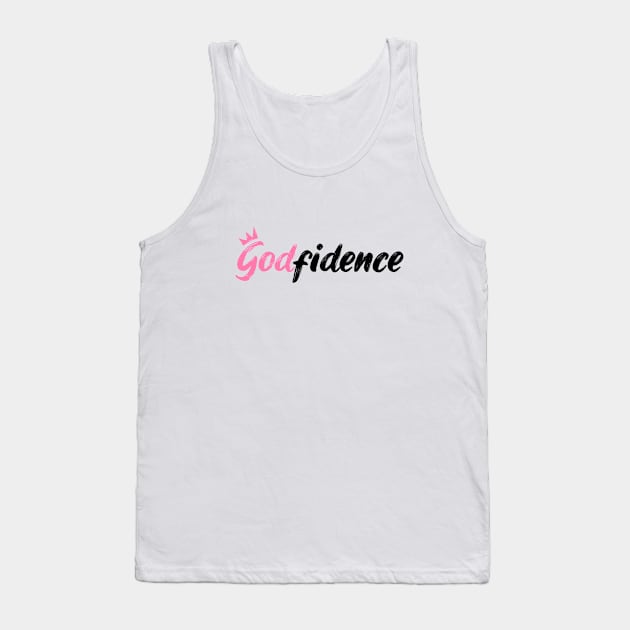 Confidence Godfidence Tank Top by stuffbyjlim